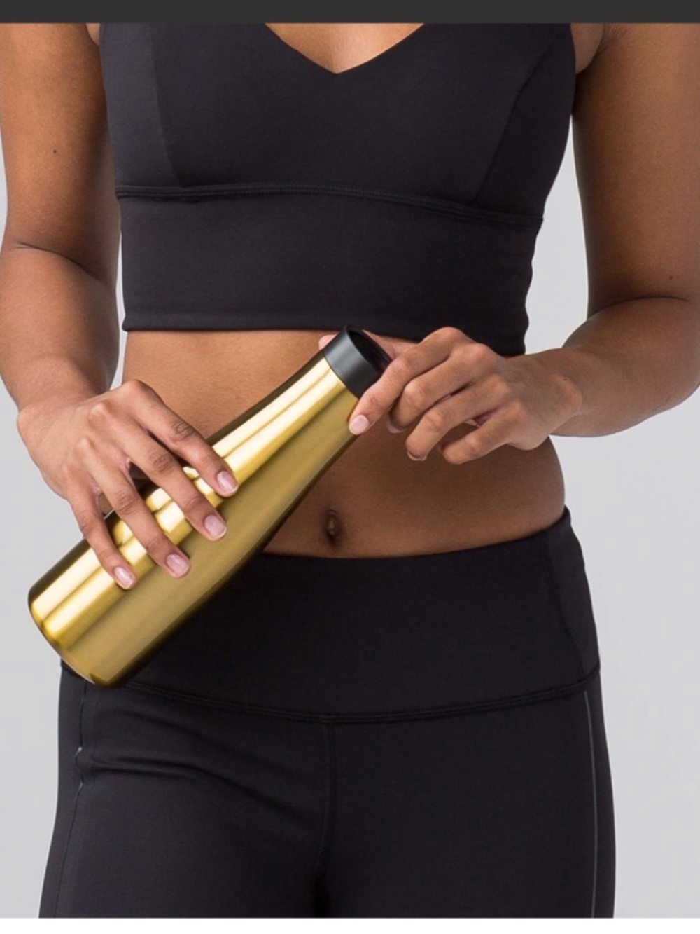 LULULEMON Well Loved Refresh Hot/Cold Bottle in Brushed Gold 580 mL/19.6 oz
